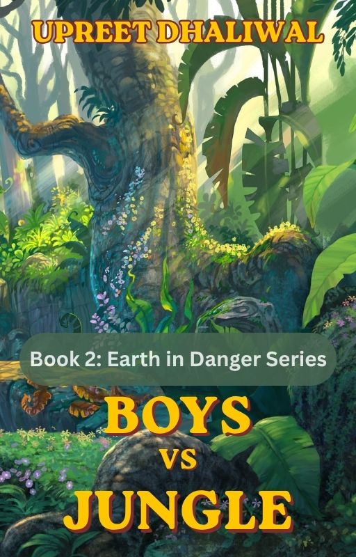 #MiddleGrade #Portalfantasy: Boys vs Jungle – book-2 of the Earth in Danger Series
